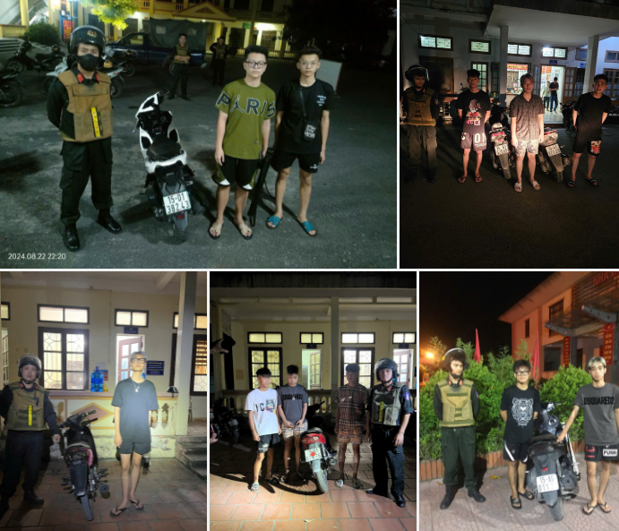 Phòng Cảnh sát cơ động phát hiện, xử lý 6 trường hợp vi phạm trật tự an toàn giao thông đêm 22.8.2024